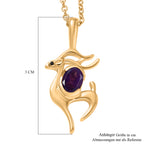 EVER TRUE Afrikanischer Amethyst, Schwarzer Spinell Schmuckset ca. 50 cm ca. 0.72 ct