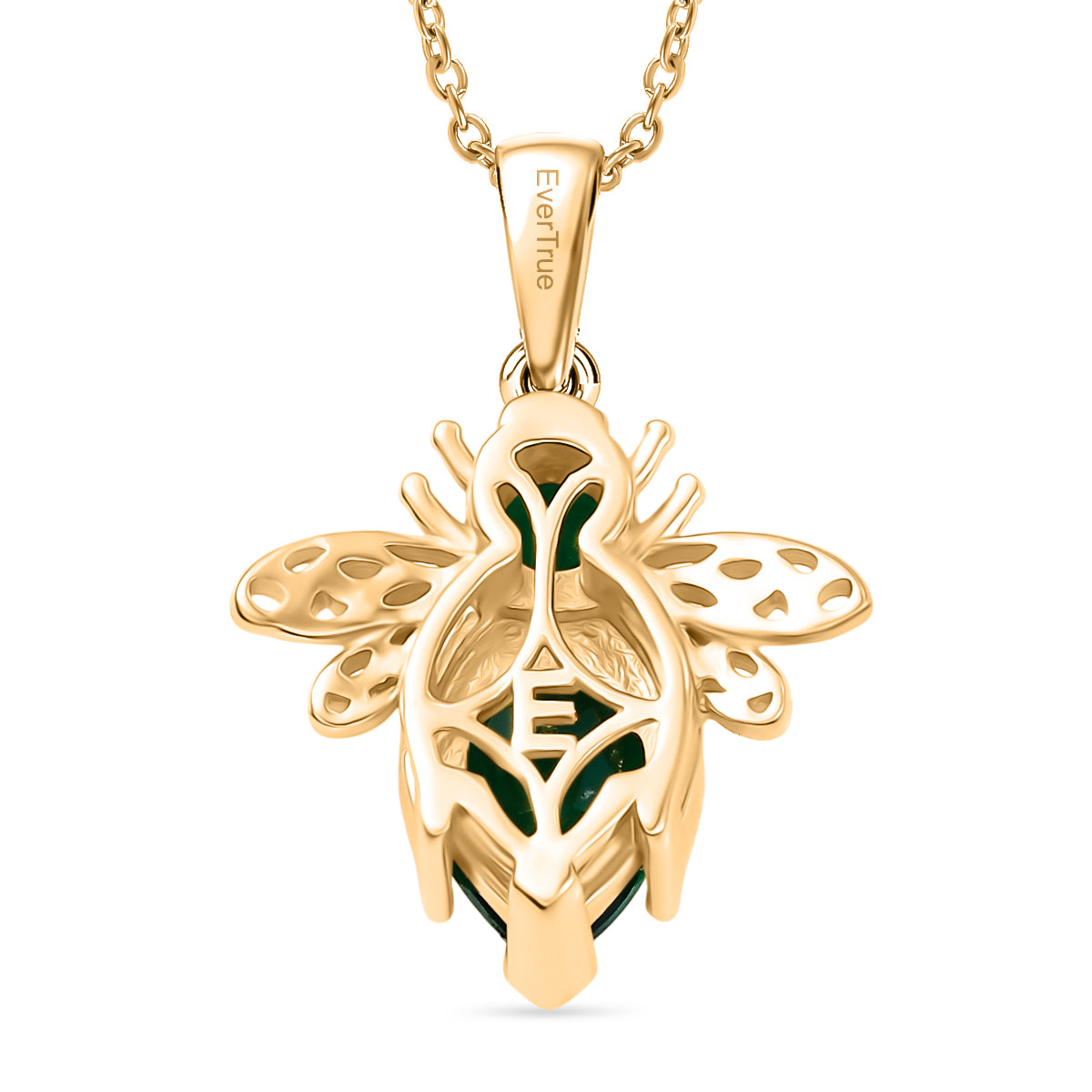 EVER TRUE Verde Onyx Anhänger mit Kette, ca. 50 cm ca. 2.28 ct