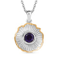 EverTrue afrikanischer Amethyst Anhänger mit 50cm Kette - 0,70 ct.