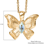 EVER TRUE Himmelblauer Topas Schmuckset ca. 50 cm ca. 0.66 ct