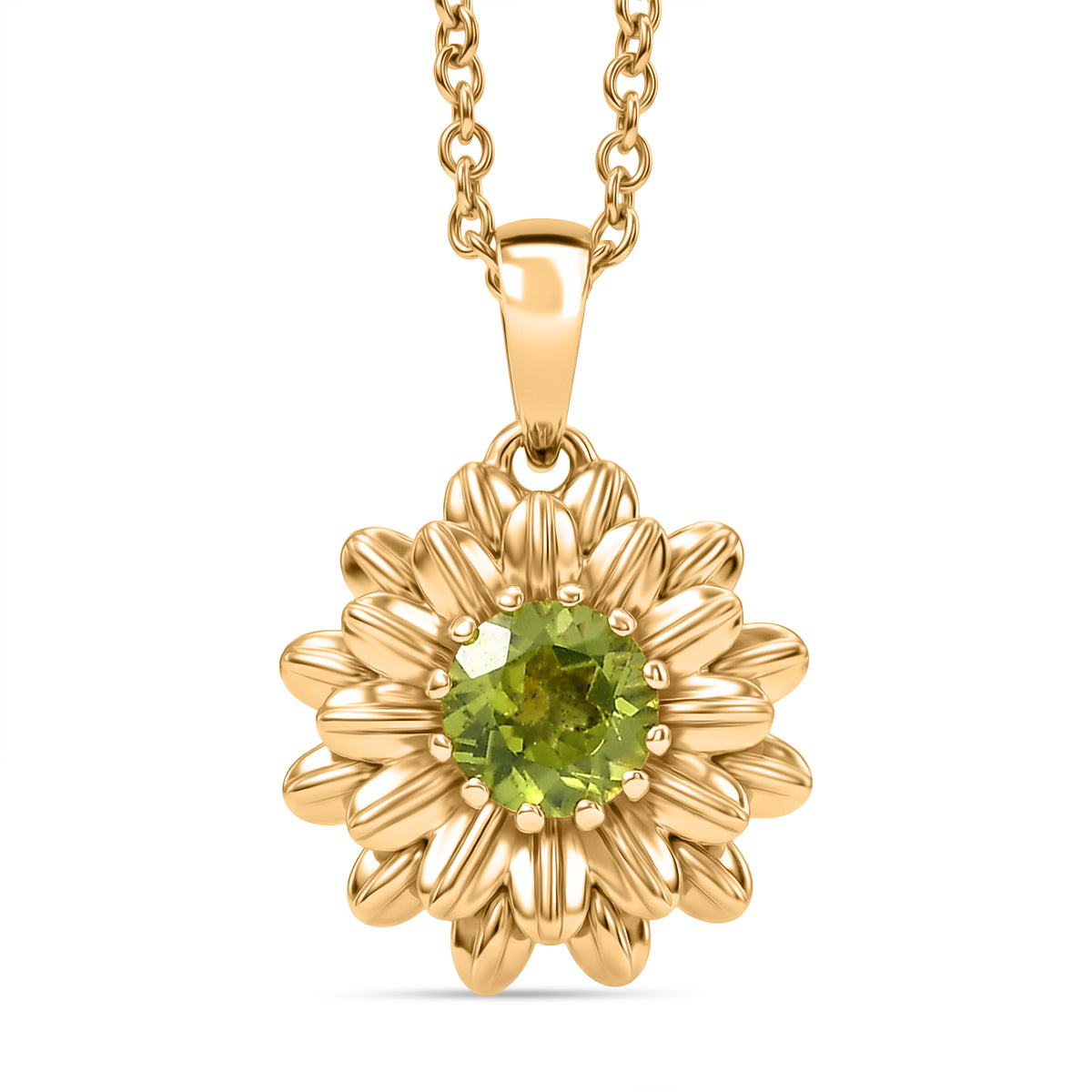 EVER TRUE Peridot Schmuckset ca. 50 cm ca. 0,97 ct.