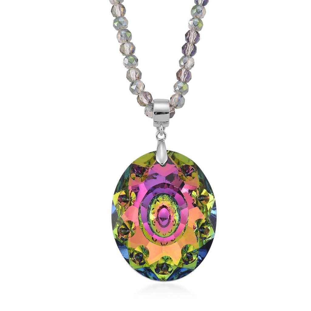 Mysticher regenbogen kristall Schmuckset ca. 60 cm + 5 cm Extender