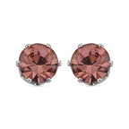 Rosa  Muschelkernperle (4-10 mm), Rosa Kristall Schmuckset 316L Edelstahl, Nickelfreies Messing