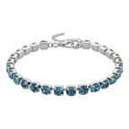 Blauer Muschelkernperle (8-12 mm), Blau Kristall Schmuckset 316L Edelstahl, Nickelfreies Messing