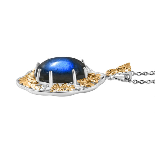 EVER TRUE AAA Labradorit Schmuckset ca. 50 cm ca. 13.60 ct