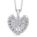 LUXURIANT DIAMOND - Lab Grown Diamant SI-GH Schmuckset ca. 50 cm 925 Silber rhodiniert ca. 0,50 ct.