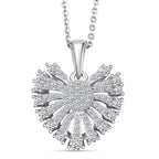 LUXURIANT DIAMOND - Lab Grown Diamant SI-GH Schmuckset ca. 50 cm 925 Silber rhodiniert ca. 0,50 ct.