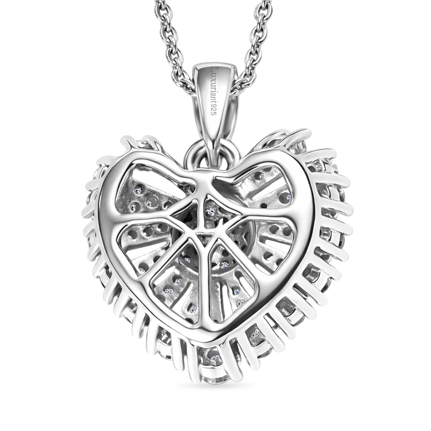 LUXURIANT DIAMOND - Lab Grown Diamant SI-GH Schmuckset ca. 50 cm 925 Silber rhodiniert ca. 0,50 ct.