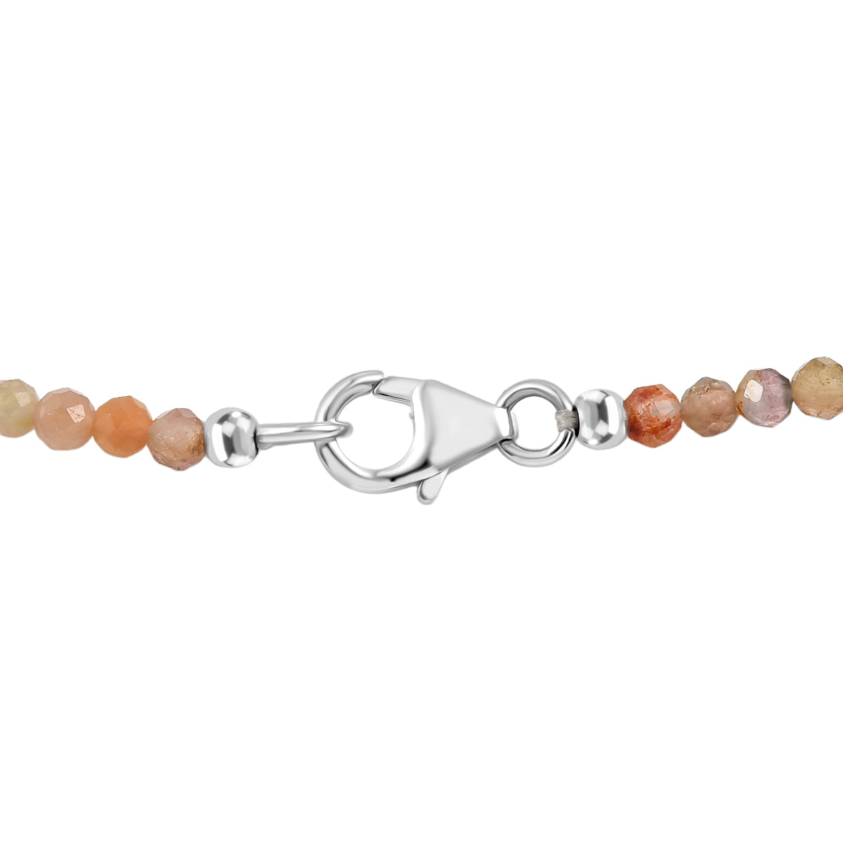 D'Joy AA Citrin, Mehrfarbig-Turmalin Schmuckset ca. 50 cm 925 Silber Rhodiniert ca. 39,24 ct.