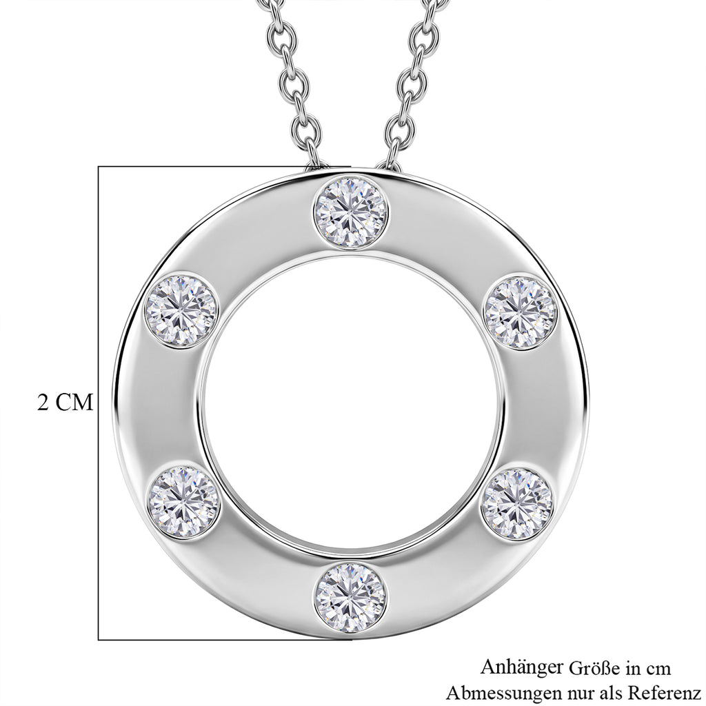 EVER TRUE Moissanit Schmuckset ca. 50 cm ca. 0.63 ct