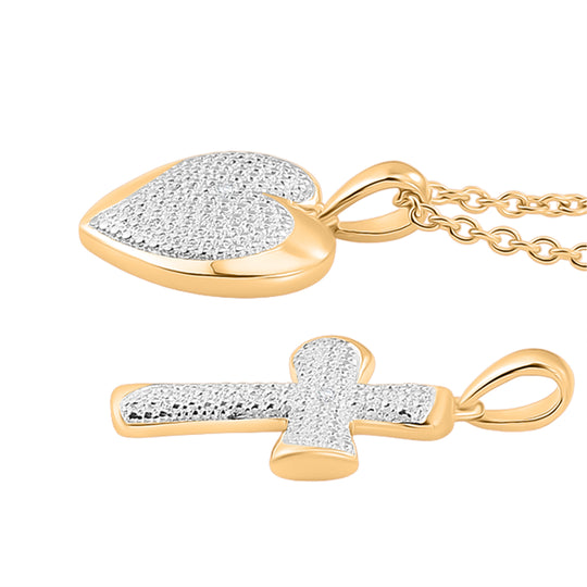 EVER TRUE Lab Grown Diamant SI Schmuckset ca. 50 cm ca. 0,02 ct.