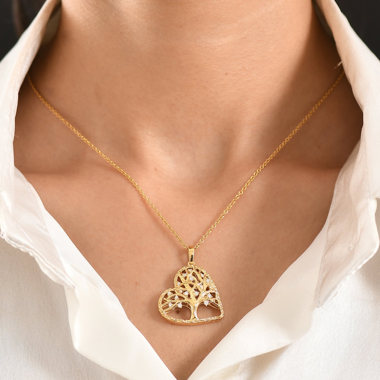 EVER TRUE Moissanit Schmuckset ca. 50 cm ca. 0,17 ct.