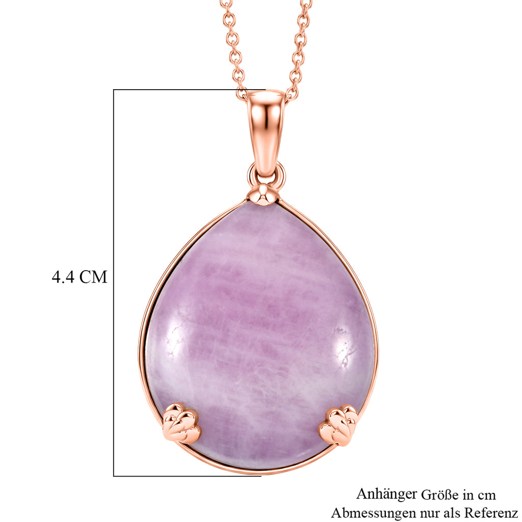 EVER TRUE Kunzit Schmuckset ca. 50 cm ca. 35.83 ct
