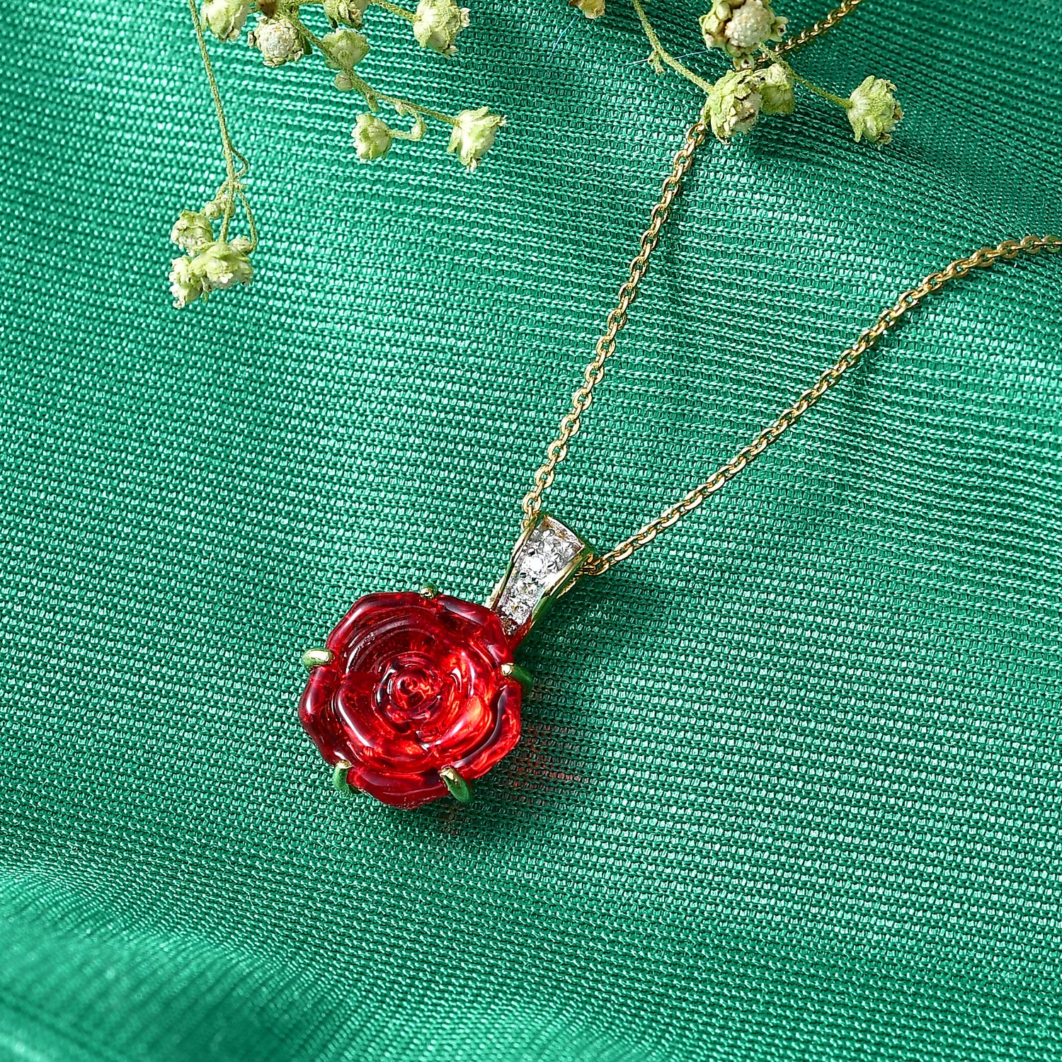 GP Whispers of Murano Kollektion - Kanchanaburi Blauer Saphir Schmuckset ca. 50 cm 925 Silber 750 Gelbgold vermeil 3.96 ct