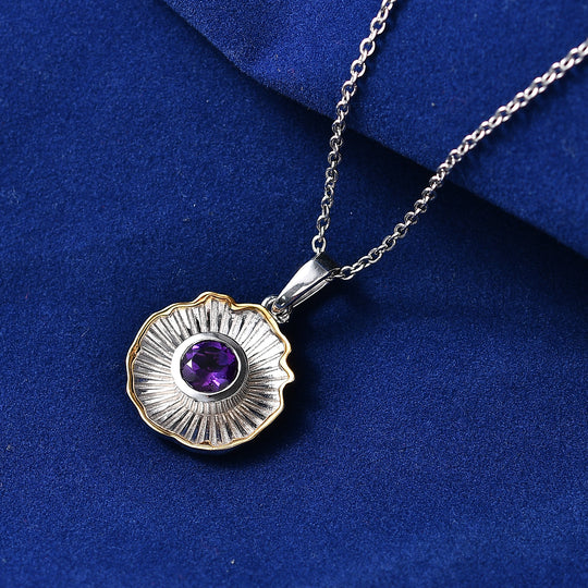 EVER TRUE Afrikanischer Amethyst Schmuckset ca. 50 cm ca. 1,00 ct.