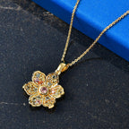 D'Joy Mehrfarbig Saphir Schmuckset ca. 50 cm 925 Silber 750 Gelbgold vermeil ca. 1,15 ct.