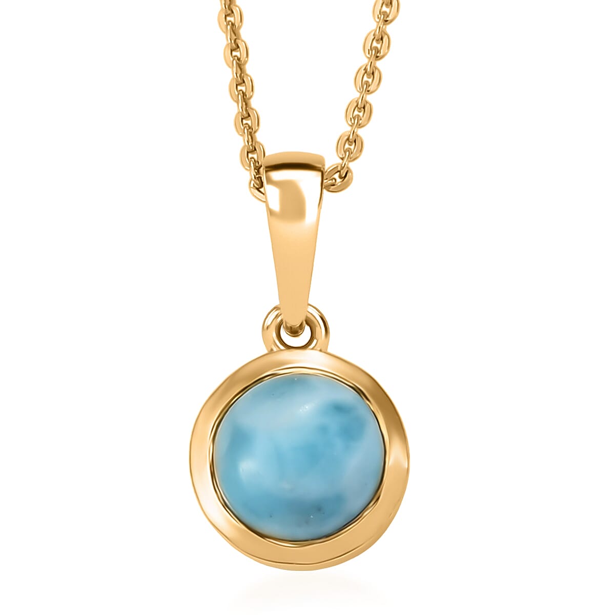 D'Joy AAA Larimar Schmuckset ca. 50 cm ca. 1,60 ct.