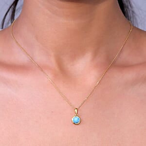 D'Joy AAA Larimar Schmuckset ca. 50 cm ca. 1.60 ct