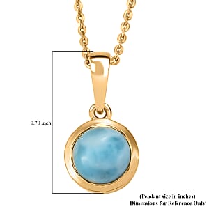D'Joy AAA Larimar Schmuckset ca. 50 cm ca. 1.60 ct