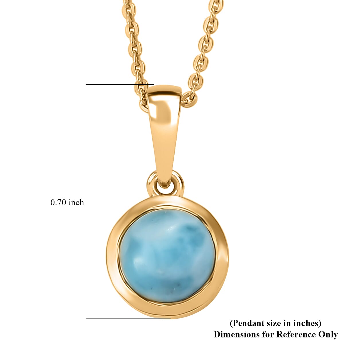 D'Joy AAA Larimar Schmuckset ca. 50 cm ca. 1,60 ct.