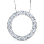 LUXURIANT DIAMOND - Lab Grown Diamant SI-GH Schmuckset ca. 50 cm 925 Silber Rhodiniert ca. 1,01 ct.