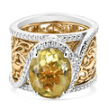 EVER TRUE AAA Ouro Verde-Quarz Schmuckset  (Größe 18) ca. 4,39 ct.