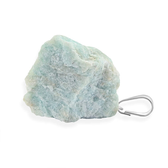 Aquamarin Schmuckset ca. 50 cm Nickelfreies Messing Silber ca. 52.00 ct