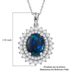 D'Joy AA, Moissanit AGI zertifiziert Schmuckset ca. 50 cm 925 Silber Rhodiniert ca. 3,33 ct.