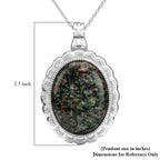 Burmesischer Rubin Schmuckset ca. 50 cm 316L Edelstahl Silber, Nickelfreies Messing Silber ca. 50,00 ct.