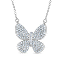 D'Joy weißer Diamant Anhänger mit 45+5cm Kette - 0,53 ct.