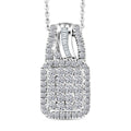 LUXURIANT SI-GH Labor Diamant Anhänger mit 50cm Kette - 1 ct.