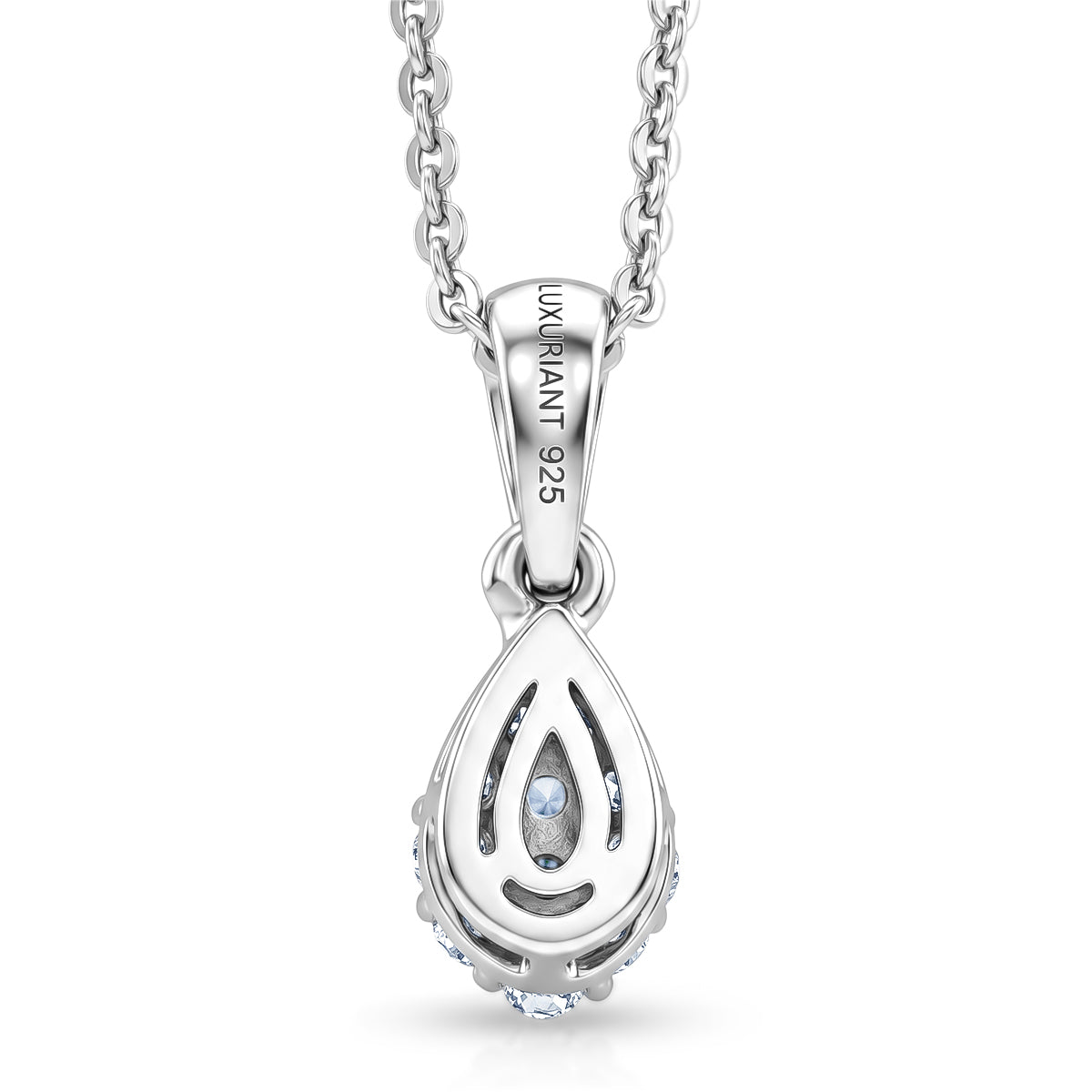 LUXURIANT DIAMOND - Lab Grown Diamant SI-GH Schmuckset ca. 50 cm 925 Silber Rhodiniert ca. 0,15 ct.