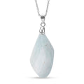 Aquamarin Anhänger mit 50cm Kette - 60 ct.