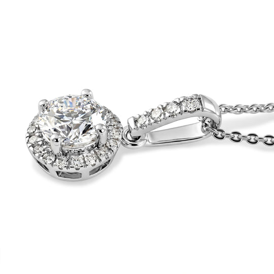 LUXURIANT DIAMOND - Lab Grown Diamant SI-GH Schmuckset ca. 50 cm 925 Silber Rhodiniert ca. 1,07 ct.
