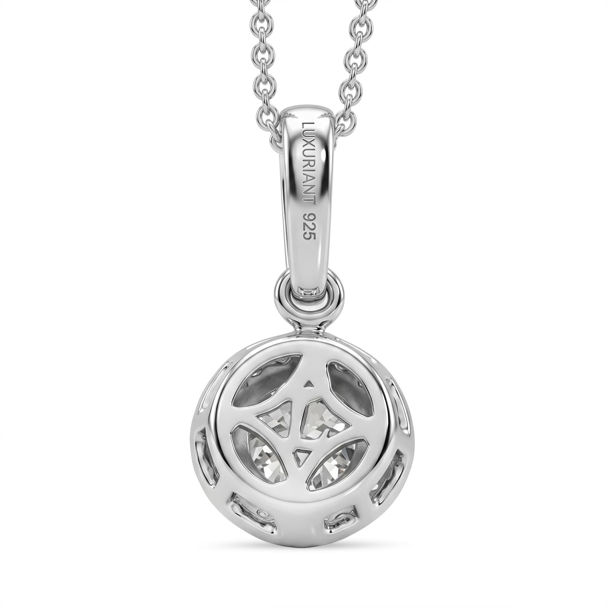 LUXURIANT DIAMOND - Lab Grown Diamant SI-GH Schmuckset ca. 50 cm 925 Silber Rhodiniert ca. 1,07 ct.
