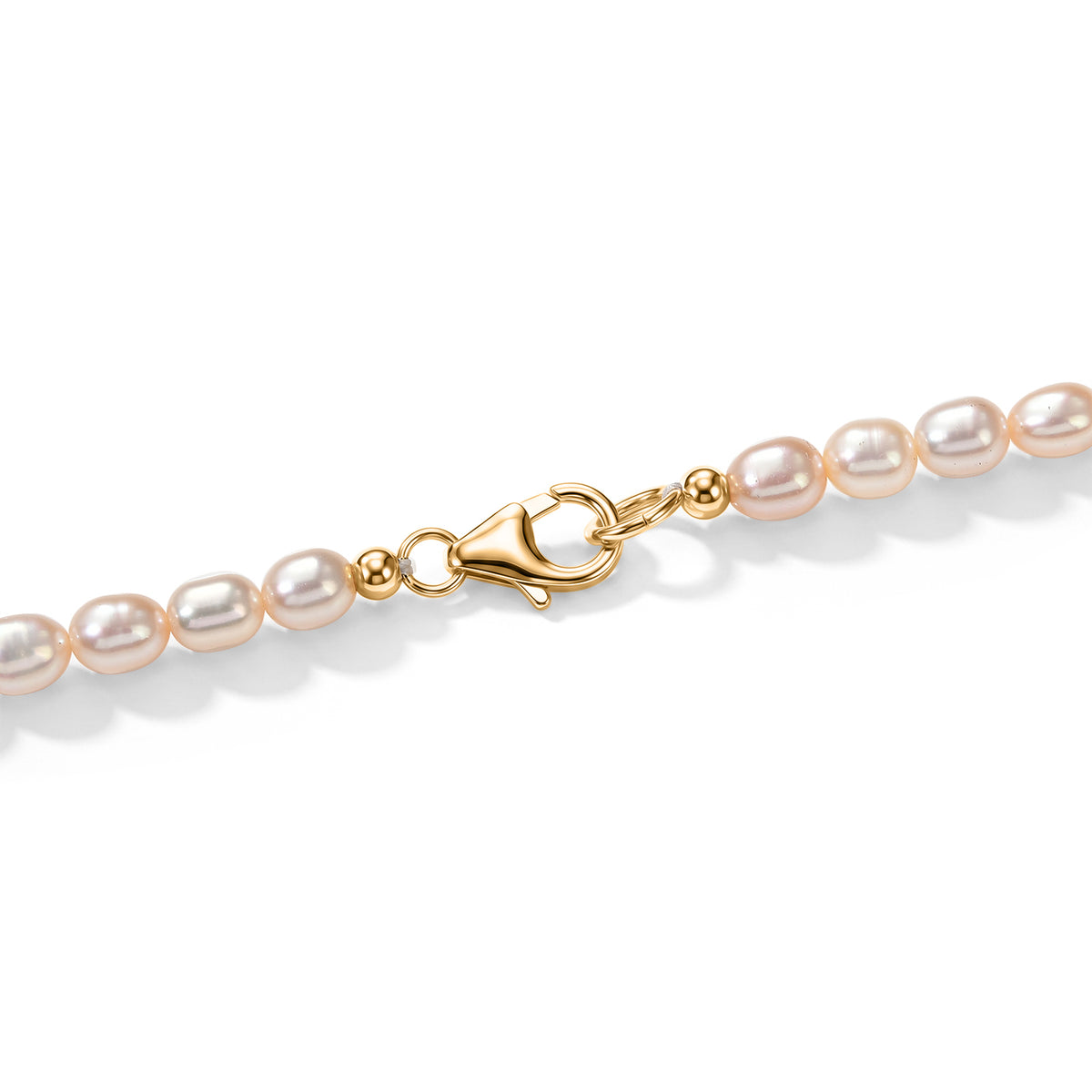 D'Joy AA Kagem sambischer Smaragd, Süßwasserperle und Zirkon Anhänger mit 50cm Kette, 925 Silber 750 Gelbgold Vermeil
