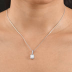 LUXURIANT DIAMOND - Lab Grown Diamant SI-GH Schmuckset ca. 50 cm 925 Silber Rhodiniert ca. 1,00 ct.