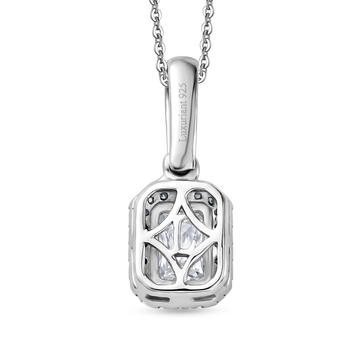 LUXURIANT DIAMOND - Lab Grown Diamant SI-GH Schmuckset ca. 50 cm 925 Silber Rhodiniert ca. 1.00 ct