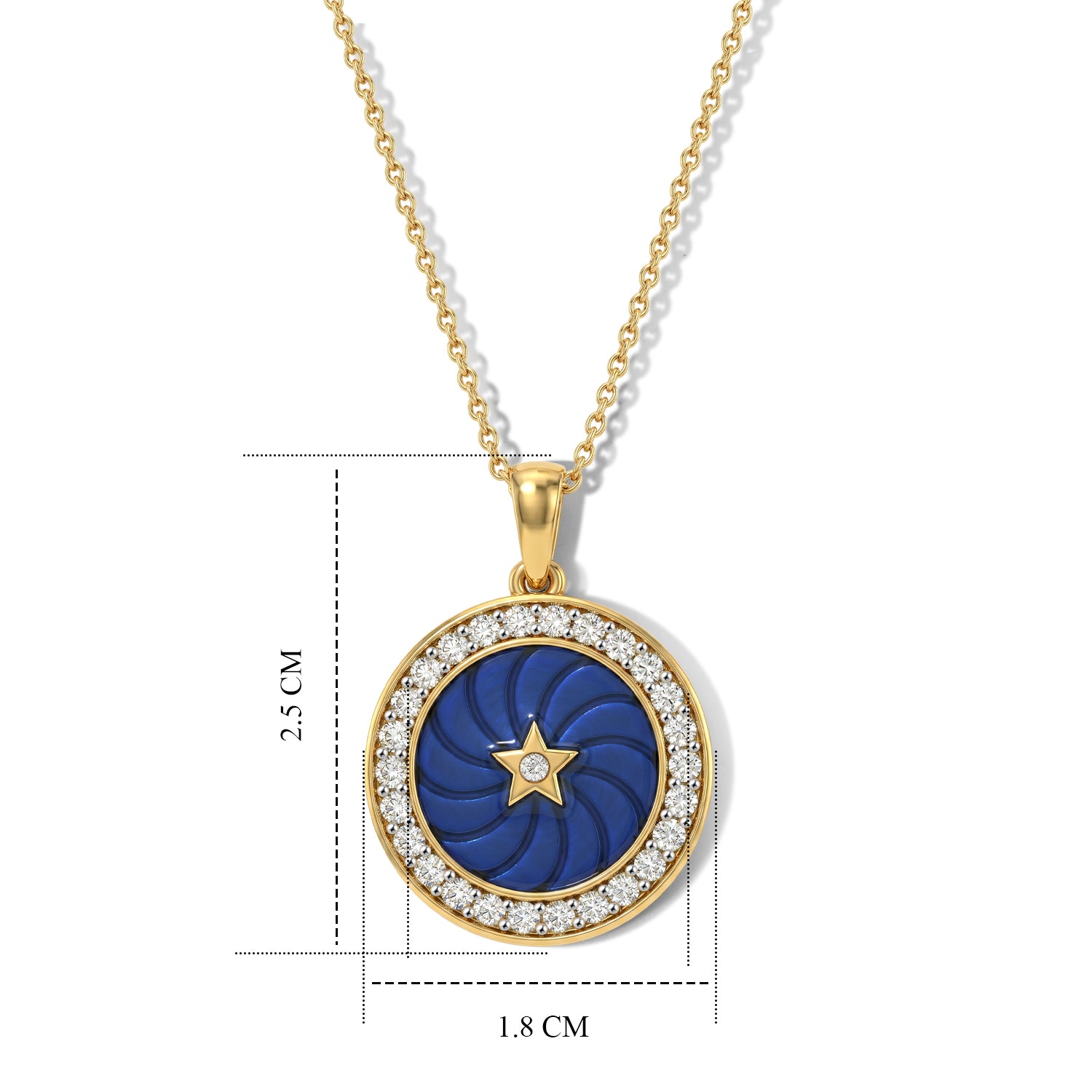 LUXURIANT DIAMOND - Lab Grown Diamant SI-GH Schmuckset ca. 50 cm 925 Silber 750 Gelbgold vermeil ca. 0.50 ct