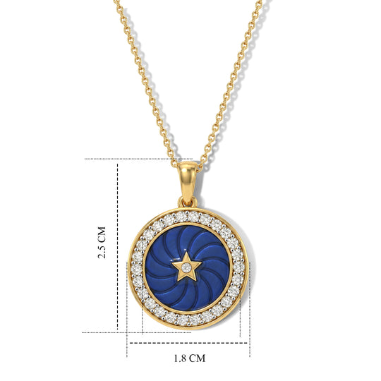 LUXURIANT DIAMOND - Lab Grown Diamant SI-GH Schmuckset ca. 50 cm 925 Silber 750 Gelbgold vermeil ca. 0.50 ct