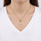 EVER TRUE AA Natürlicher, äthiopischer Welo Opal, Gelber Saphir Schmuckset ca. 50 cm ca. 0,58 ct.