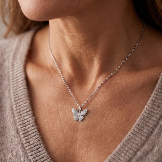 EVER TRUE Weißer Diamant Schmuckset ca. 50 cm ca. 0,01 ct.