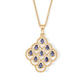 EVER TRUE AA Tansanit Schmuckset ca. 50 cm ca. 1,47 ct.