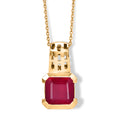 D'Joy AA afrikanischer Rubin Anhänger mit 50cm Kette - 3,42 ct.