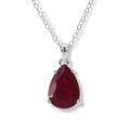 D'Joy afrikanischer Rubin Anhänger mit 45cm Kette - 7,09 ct.
