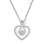 EVER TRUE Weißer Diamant Schmuckset ca. 50 cm ca. 0,05 ct.