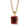 EVER TRUE AAA Lab Grown Rubin Schmuckset ca. 50 cm ca. 5,05 ct.