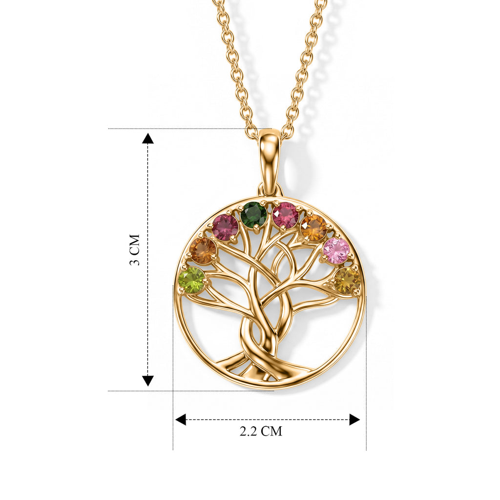 EVER TRUE AA Mehrfarbig-Turmalin Schmuckset ca. 50 cm ca. 0,92 ct.