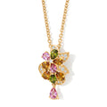 EVER TRUE AA Mehrfarbig-Turmalin Schmuckset ca. 50 cm ca. 1,57 ct.