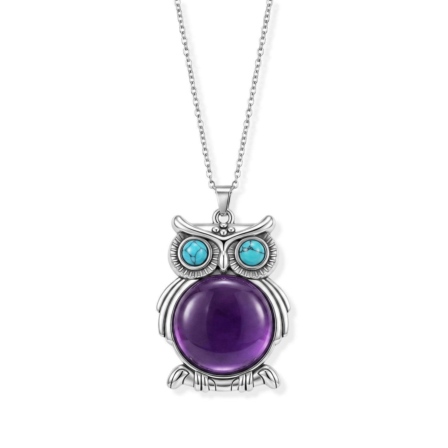 Afrikanischer Amethyst, Grüner Howlit Schmuckset ca. 50 cm 50.51 ct